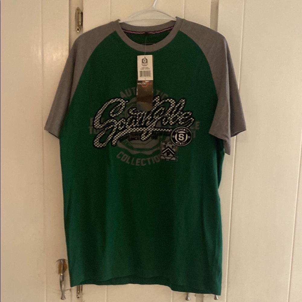 Southpole new men’s Green and Gray Graphic T-Shirt